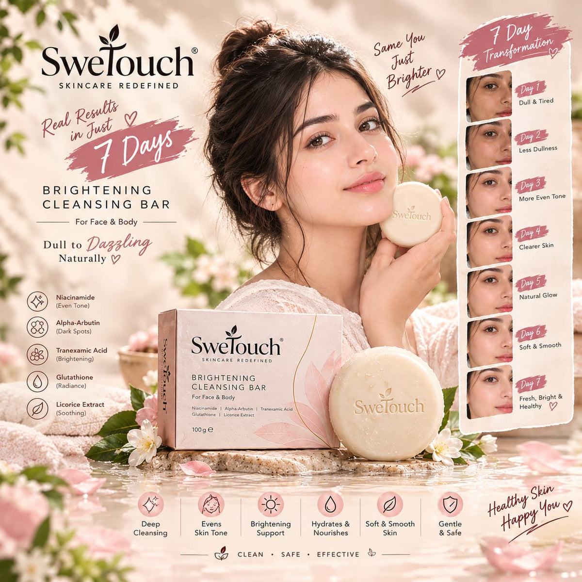 SweTouch Brightening Cleansing Bar